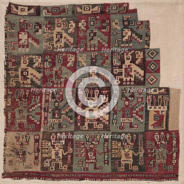 Corner Fragment, Probably from a Tunic, 700-1100 A.D.. Creator: Unknown.