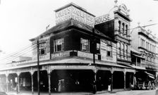 Corner George and Queen Streets, c1884. Creator: Unknown
