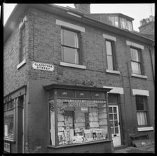 Corner shop, Gladstone Street, Leek, Staffordshire, 1965-1968. Creator: Eileen Deste