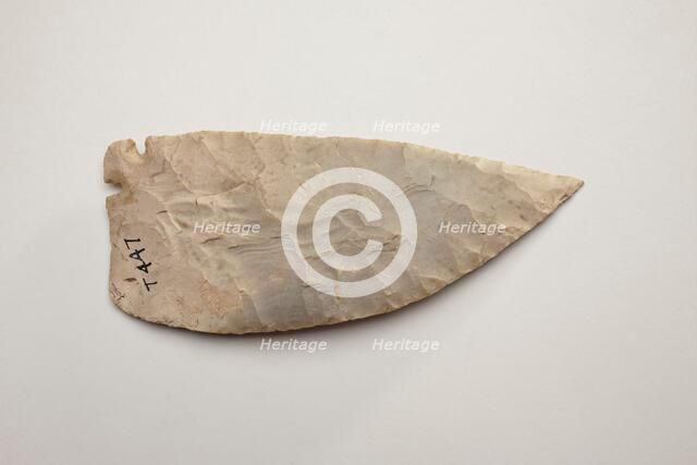 Corner tang knife blade, 2000-250 BCE. Creator: Unknown.