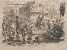 Corner Winter, Washington and Summer Streets, Boston, 1857. Creator: Winslow Homer (American, 1836-1910)