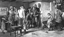 'Cornered'; after Frank Dadd, R.I 1890. Creator: Unknown