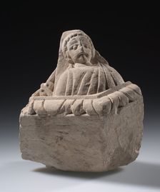 Cornerstone or Corbel (?), 300s-400s. Creator: Unknown