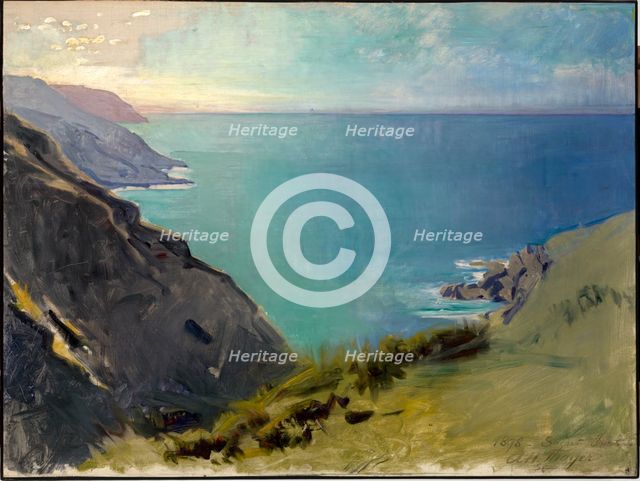 Cornish Headlands, 1898. Creator: Abbott Handerson Thayer.