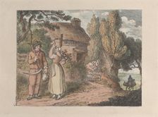 Cornwall, An Overlooker, from "Views in Cornwall", 1812., 1812. Creator: Thomas Rowlandson