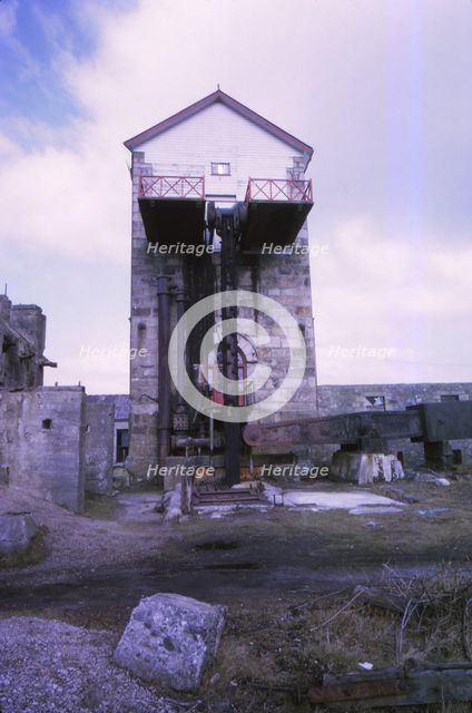Cornwall, Taylors Shaft Engine House, Cambourne, 20th century. Artist: CM Dixon.