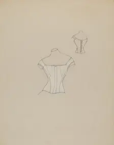 Corset, 1935/1942. Creator: Mae Szilvasy