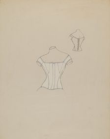 Corset, 1935/1942. Creator: Mae Szilvasy