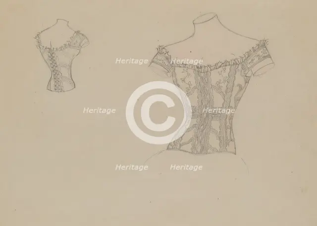 Corset, 1935/1942. Creator: Sylvia DeZon.