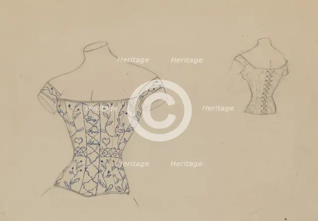 Corset, 1935/1942. Creator: Sylvia DeZon.