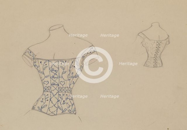 Corset, 1935/1942. Creator: Sylvia DeZon.
