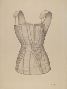 Corset, 1935/1942. Creator: Rex F Bush