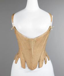 Corset, American, 1740-60. Creator: Unknown