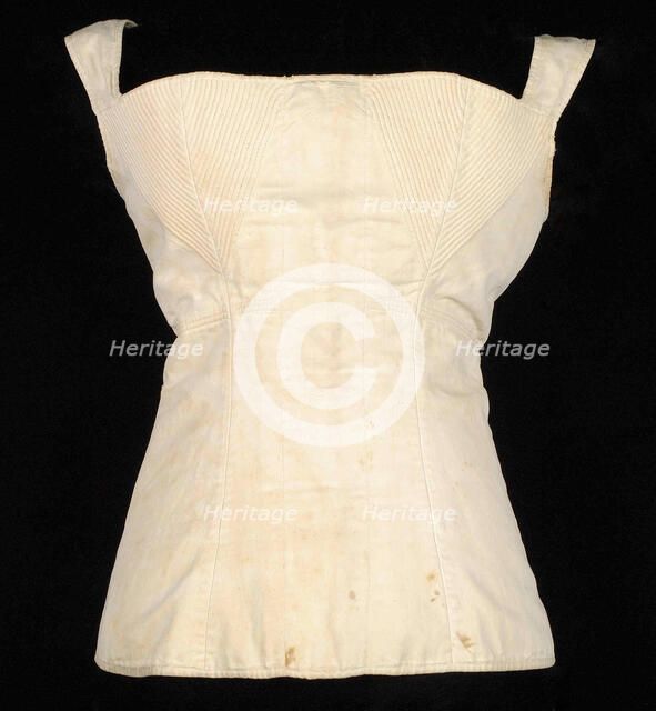 Corset, American, 1830-39. Creator: Unknown.