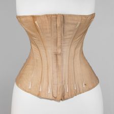 Corset, American, 1861-63. Creator: Worcester Skirt Company