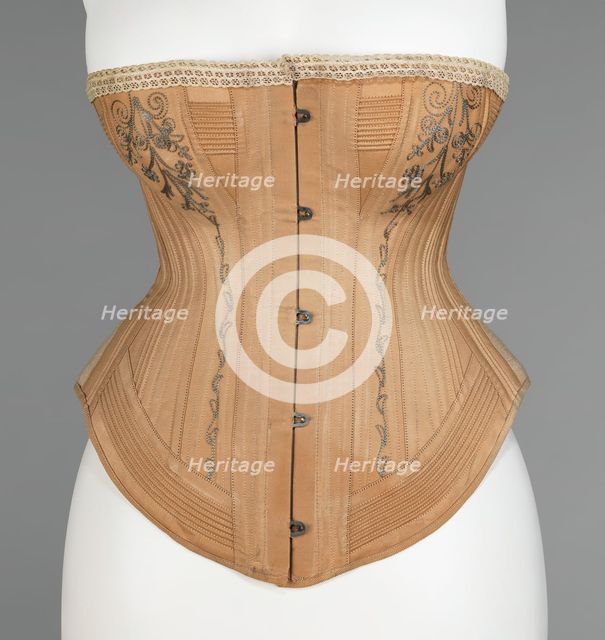 Corset, American, 1885-87. Creator: Unknown.