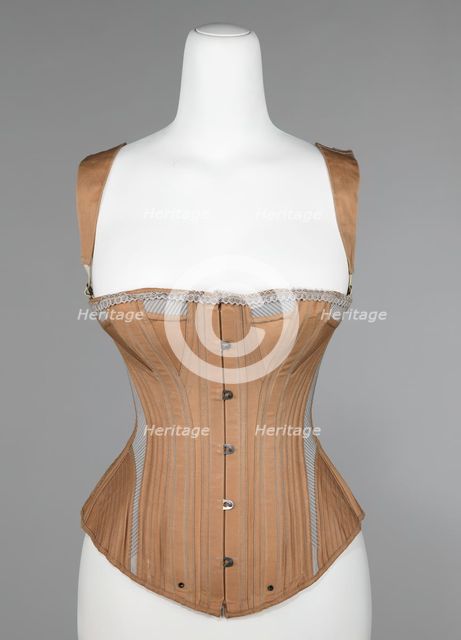 Corset, American, 1887-90. Creator: Madame McCabe.