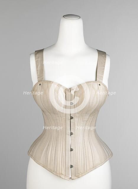 Corset, American, 1889-91. Creator: Dr. Warner's.