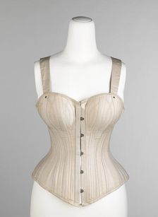 Corset, American, 1889-91. Creator: Dr. Warner's