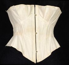 Corset, American, ca. 1860. Creator: Langdon, Batcheller & Company