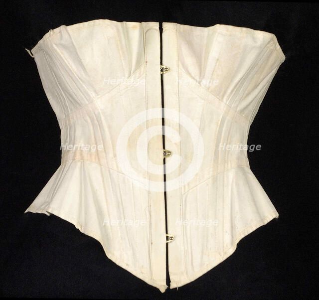 Corset, American, ca. 1860. Creator: Langdon, Batcheller & Company.