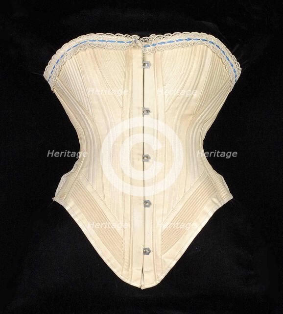 Corset, American, ca. 1875. Creator: Unknown.