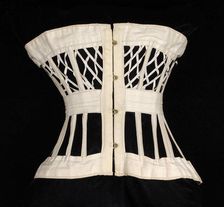 Corset, American, ca. 1876. Creator: Madame J. H. Rutherford