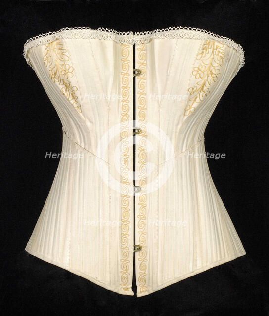 Corset, American, ca. 1880. Creator: Unknown.