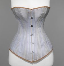 Corset, American, ca. 1880. Creator: Worcester Skirt Company