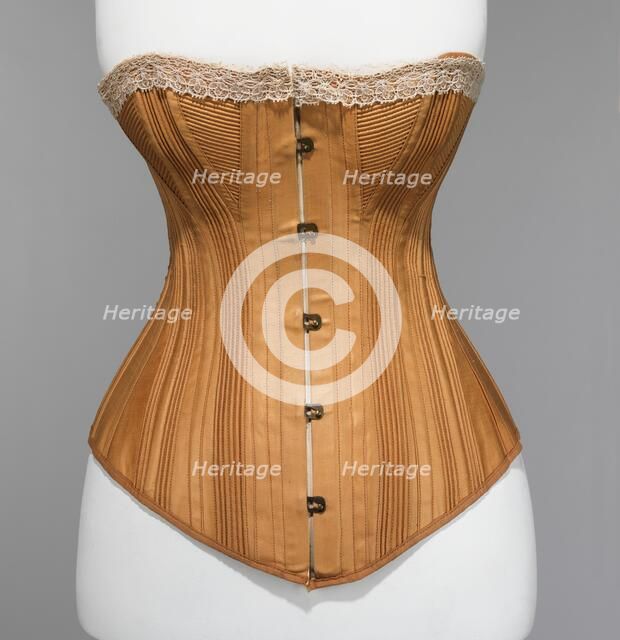 Corset, American, ca. 1880. Creator: BCN.