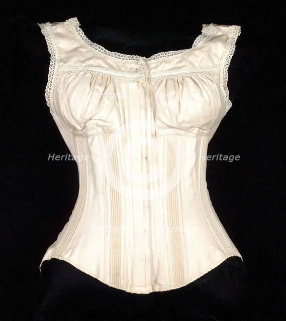 Corset, American, ca. 1890. Creator: Unknown.