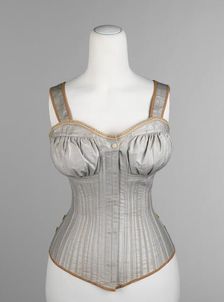 Corset, American, ca. 1890. Creator: Worcester Skirt Company