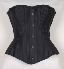 Corset, American, ca. 1890. Creator: Worcester Skirt Company
