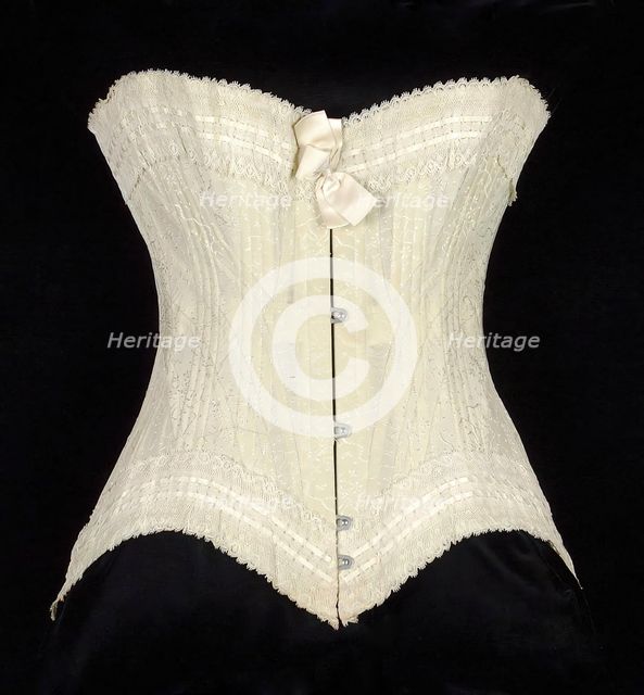 Corset, American, ca. 1892. Creator: Unknown.