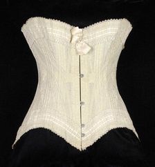 Corset, American, ca. 1892. Creator: Unknown