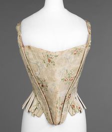 Corset, American, third quarter 18th century. Creator: Unknown
