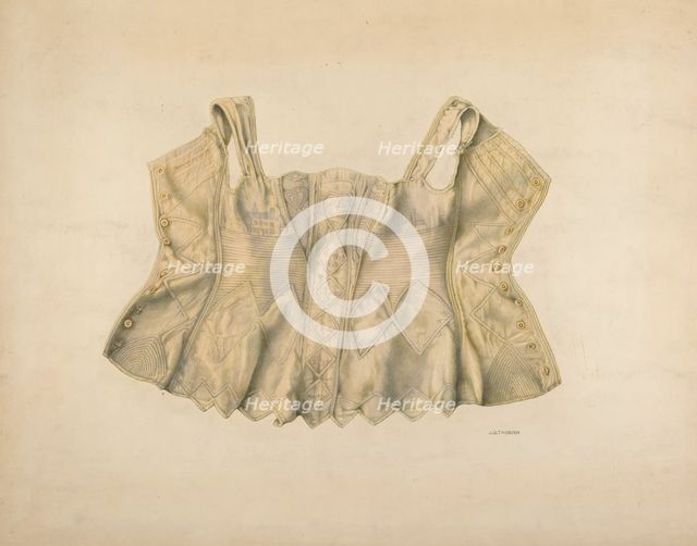 Corset, c. 1941. Creator: John Thorsen.