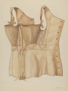 Corset, c. 1937. Creator: Frank McEntee