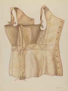 Corset, c. 1937. Creator: Frank McEntee