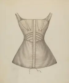 Corset, c. 1938. Creator: Marie Mitchell
