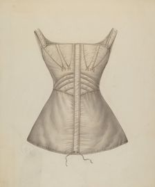 Corset, c. 1938. Creator: Marie Mitchell