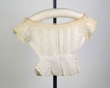 Corset cover, American, 1860. Creator: Unknown