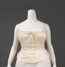 Corset cover, French, 1885-90. Creator: Unknown