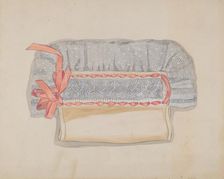 Corset Cover Sachet, c. 1937. Creator: Sebastian Simonet