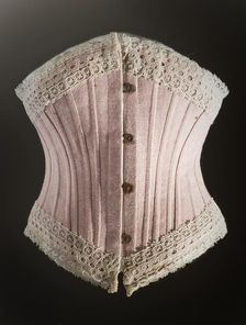 Corset, England, between 1890 and 1895. Creator: Unknown