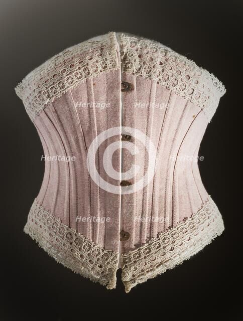 Corset, England, between 1890 and 1895. Creator: Unknown.