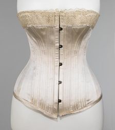 Corset, French, ca. 1885. Creator: PD
