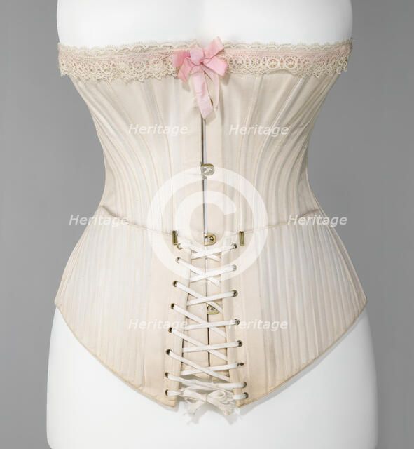 Corset, probably British, ca. 1880. Creator: Carlson's.