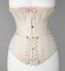 Corset, probably British, ca. 1880. Creator: Carlson's