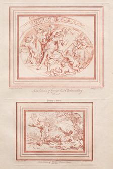 Corsica e Satiro, 1762-1763. Creator: William Ryland (British, 1732-1783)
